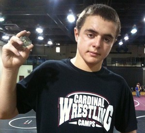 Freshman K.C. Kranich makes winning wrestling debut for Tokay Tigers