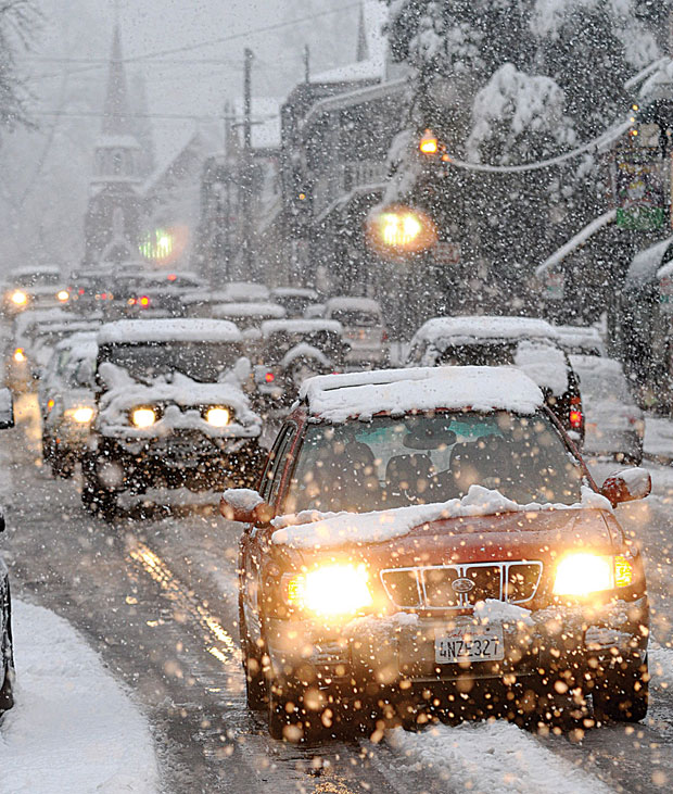 Stranded in the snow