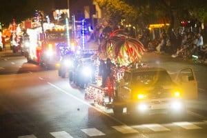 Parade lights up Lodi