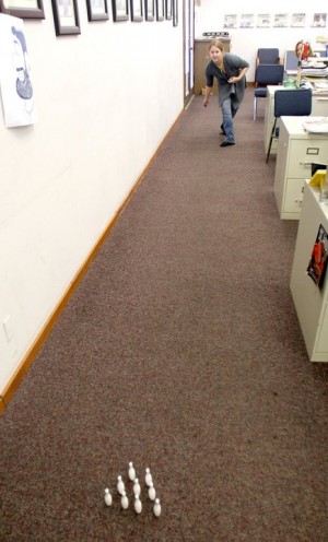 Office bowling tournament