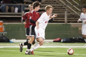 Flames settle for share of league title in varsity boys soccer