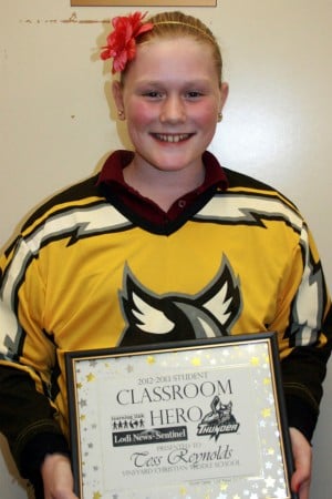 Vineyard Christian Middle School names Classroom Heroes