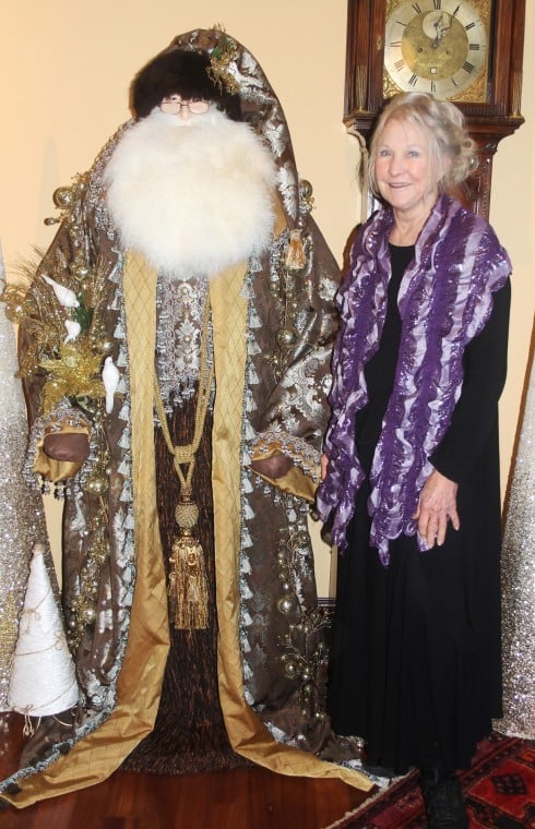 Berghold Winery offers decorations of 6-foot-tall Father Christmas figures