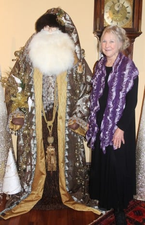 Berghold Winery offers decorations of 6-foot-tall Father Christmas figures