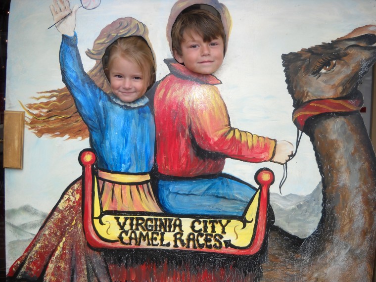 Hunter and Sierra in Virginia City
