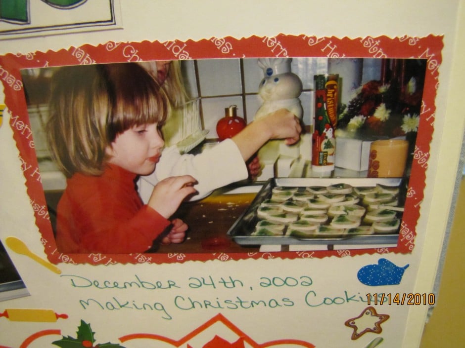 Baking cookies