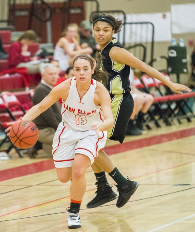 Girls basketball: Flames fade in second half 