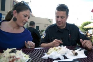 Emergency medical technician, dietitian find tasty, healthy meals at Lodi Grape Festival