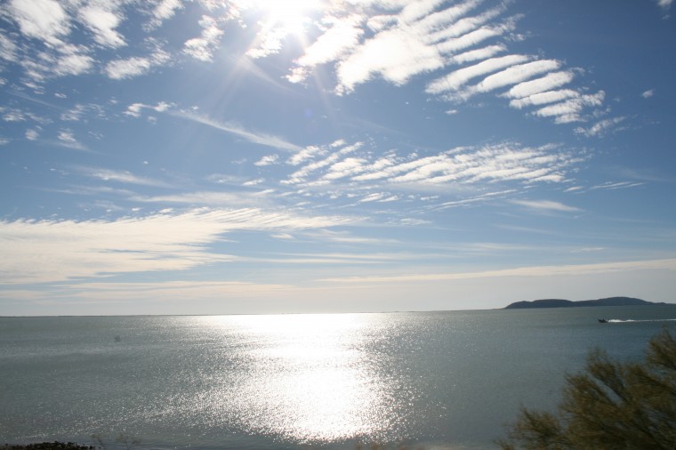 Guaymas Bay in Mexico. 12-27-2009