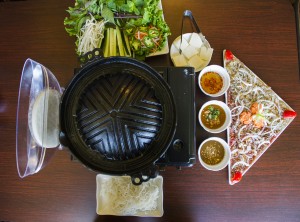 Interactive dining with table-top grill, pho, Vietnamese faves at Bamboo Basil