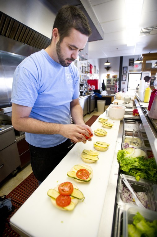 Have some burger with your cheese skirt at Galt’s Squeeze Inn