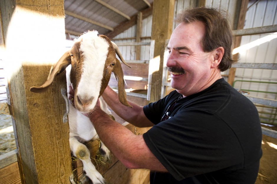 Mick Founts has drive to help kids — human and goat