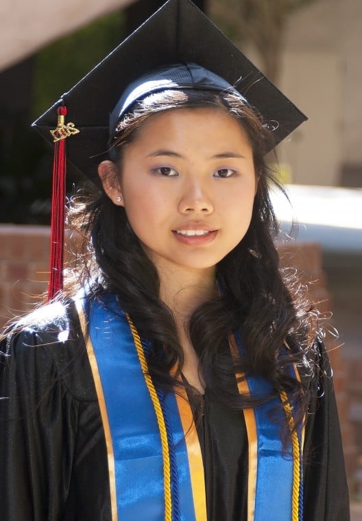 Middle College High School valedictorian graduating with eight associate degrees