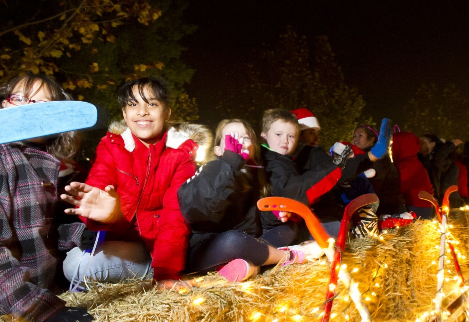Parade of Lights — 89 floats strong — winds its way through Downtown Lodi with sports theme 