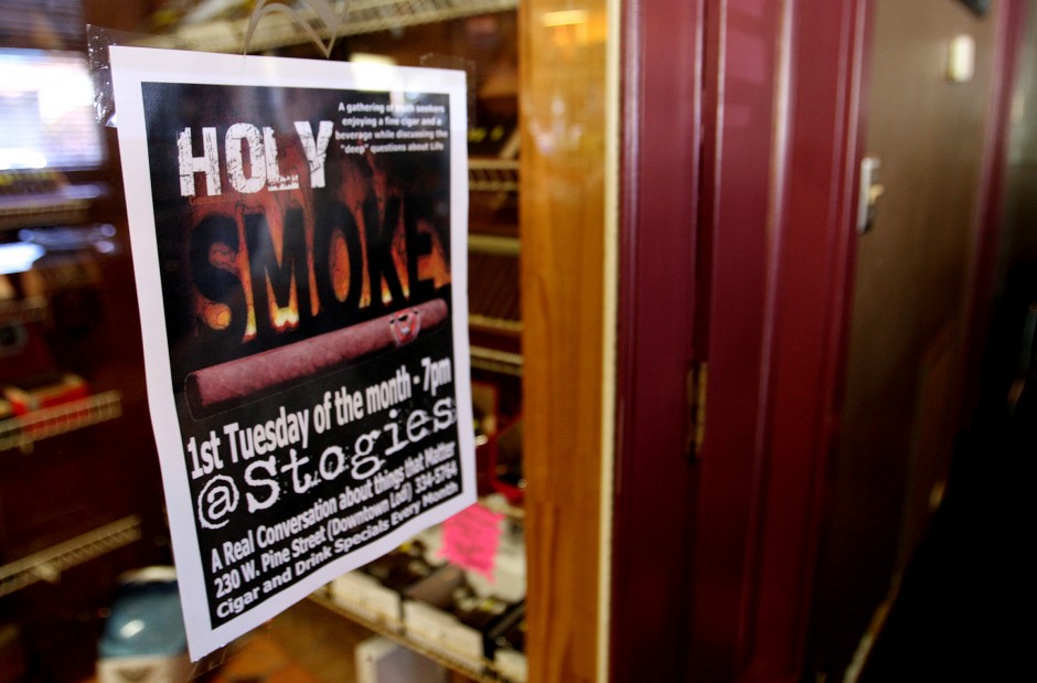 Local pastor Tim Stevenson invites public to join him for a cigar