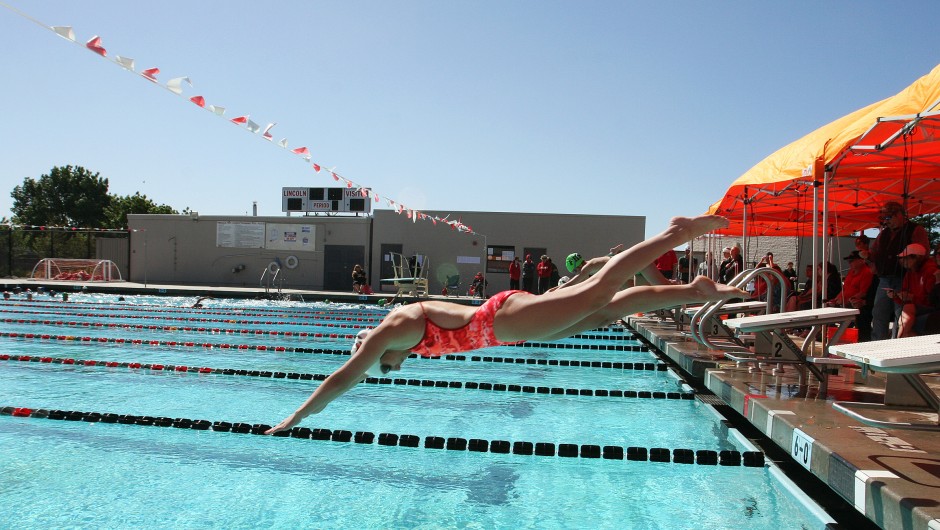 San Joaquin Athletic Association swimming trials 