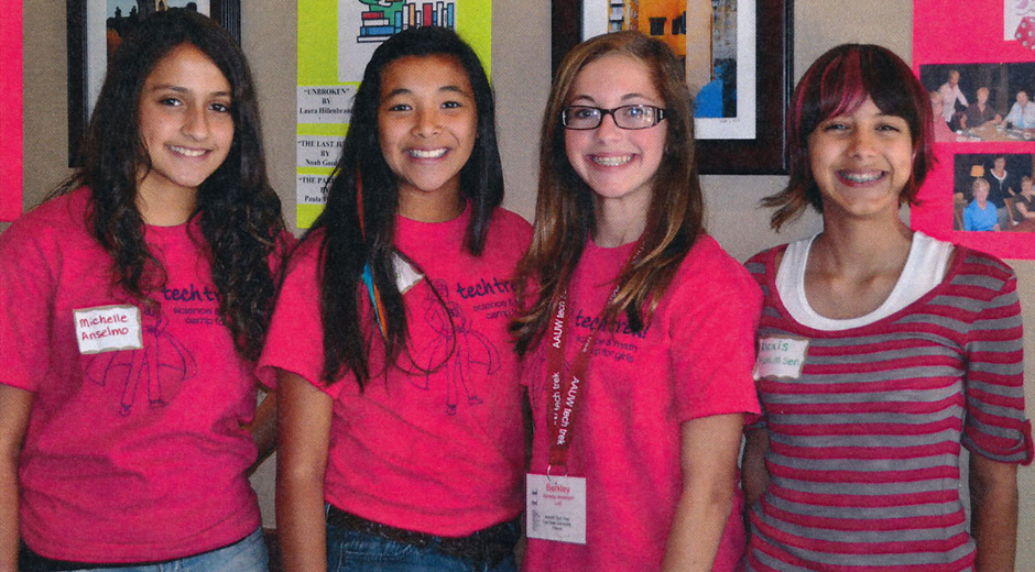 American Association of University Women features Tech Trekker students at kick-off luncheon 