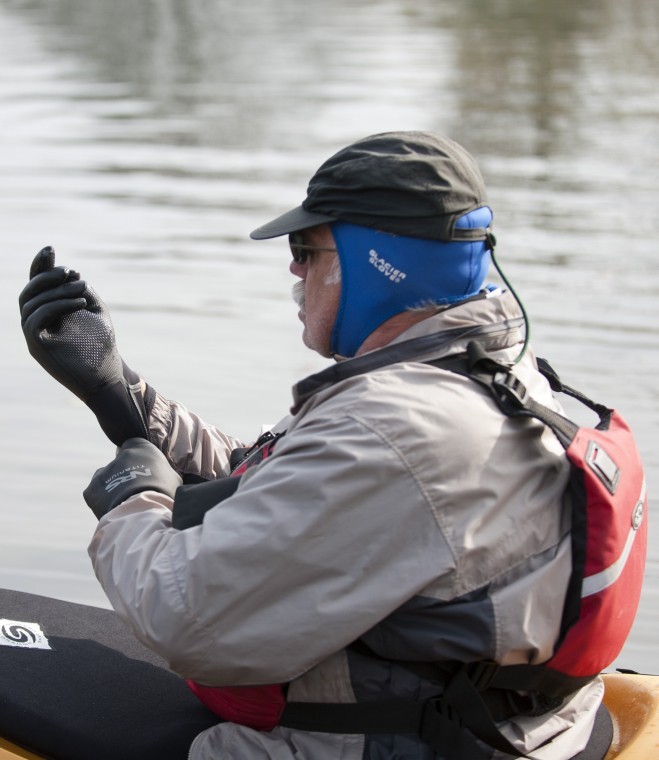Braving the cold for a serene morning on the Mokelumne River