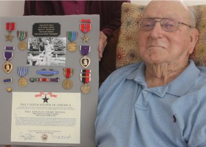 Big Christmas Eve surprise — Lodi's Harold Merrill gets Purple Hearts, Bronze Stars