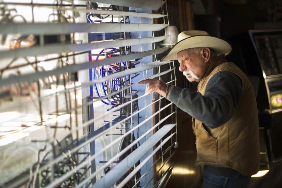 Cowboy in the window