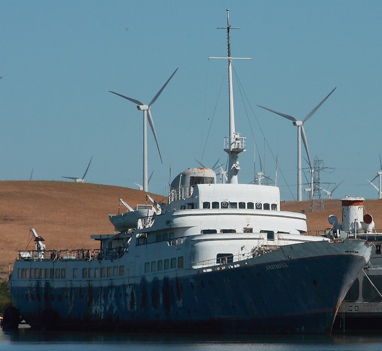 The Faithful docked in the Delta west of Lodi.