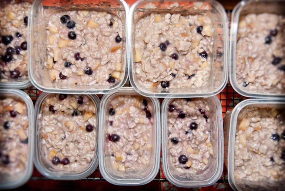 Try making homemade oatmeal for quick on-the-go healthy breakfasts