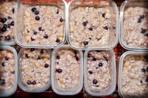 Try making homemade oatmeal for quick on-the-go healthy breakfasts