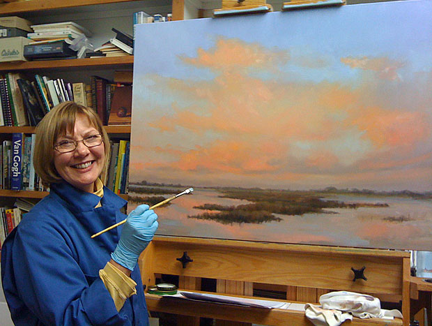 Artist shares life with art at American Association of University Women meeting