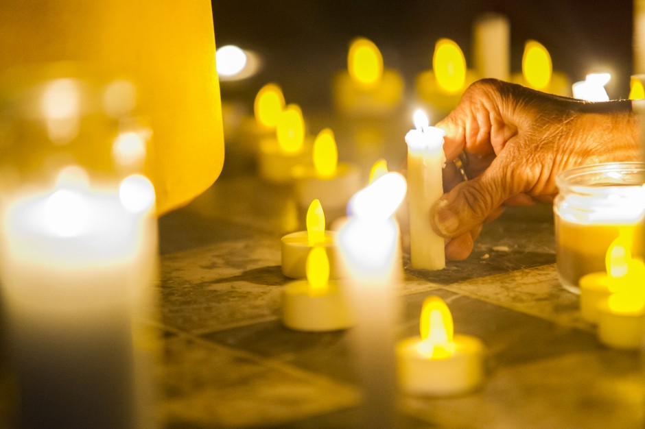 Candlelight vigil 