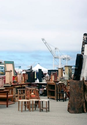 Browse through hundreds of dealer booths at the Alameda Point Antiques Faire