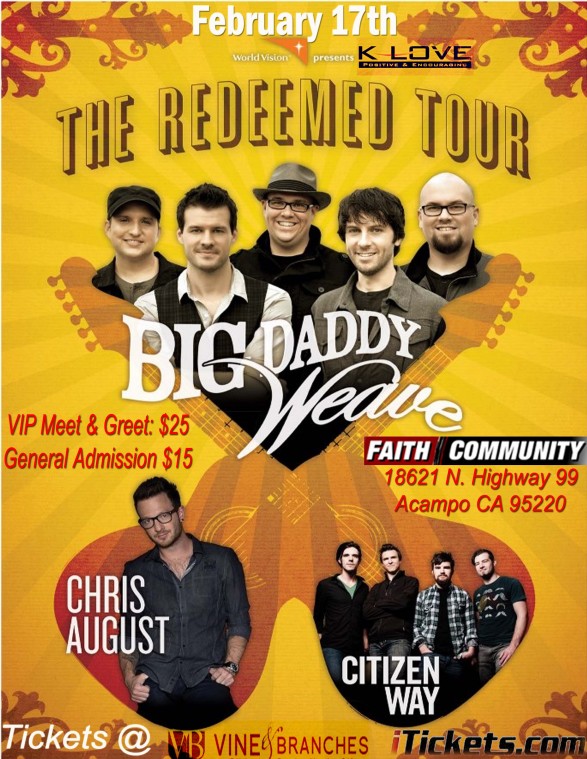 Redeemed Tour Flyer