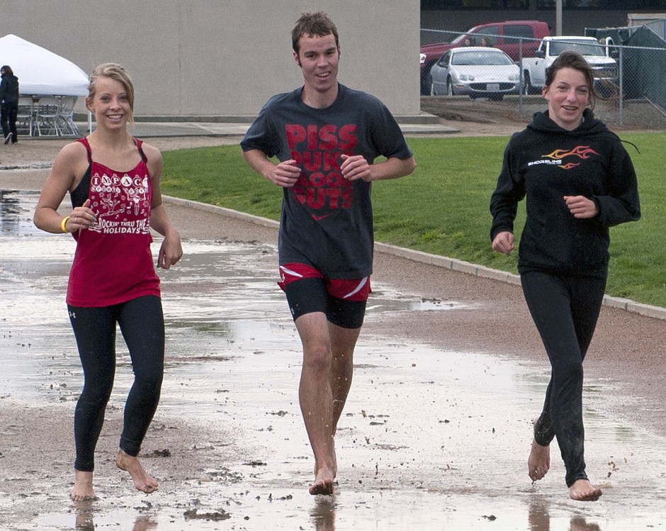 Lodi High School students walk, run laps to raise money for track improvements