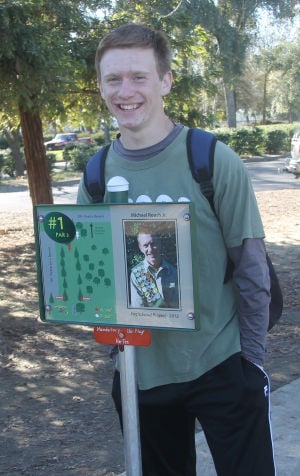 Tokay High School student Michael Roush Jr. creates disc golf course as Eagle Scout project