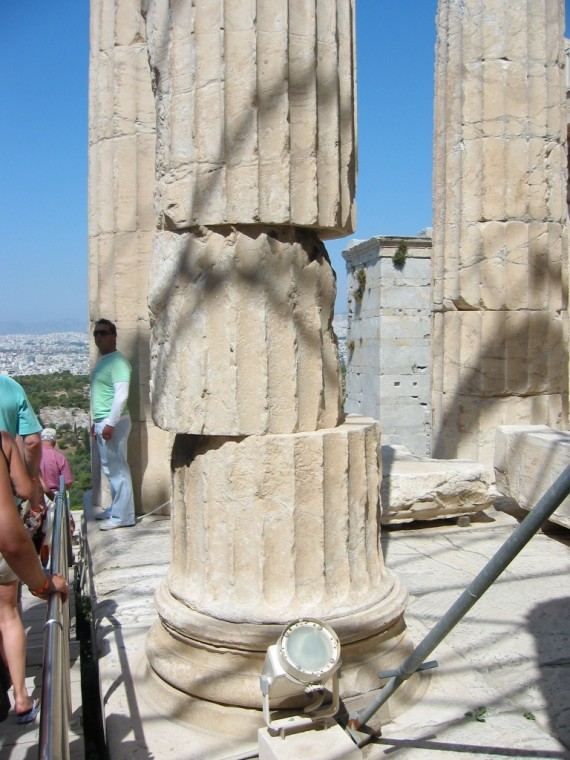 At the Acropolis, Athens, Greece