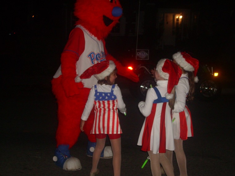 Getting Jiggy with Ports Mascot at Parade of Lights