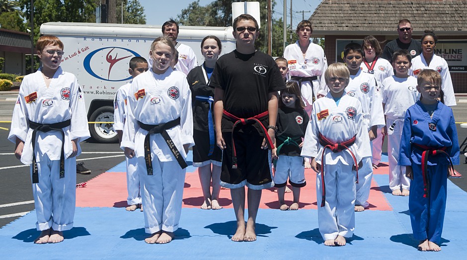 Robinson's Taekwondo demonstration