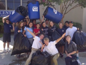 Century Christian collects cans for clean water