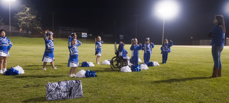 Tokay High School senior Tara Soto shares football passion with young Colts 