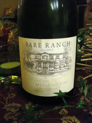 2008 Bare Ranch Lodi Sparkling Wine