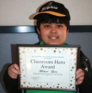 Larson Elementary School names Classroom Heroes