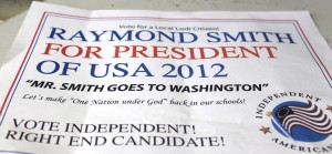 Lodi resident Raymond Smith runs for president