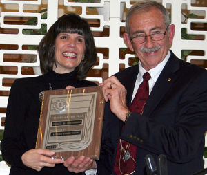 Janice Colombini receives 2012 Linden Lions Club Citizen of the Year Achievement Award