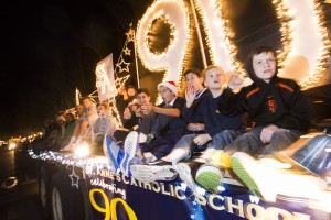 Parade lights up Lodi