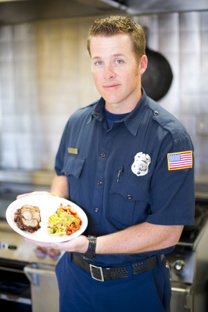 Lodi firefighter Kris Graves appears on Food Network show