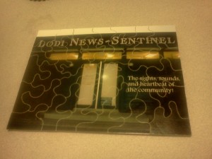 Lodi News-Sentinel in puzzle form