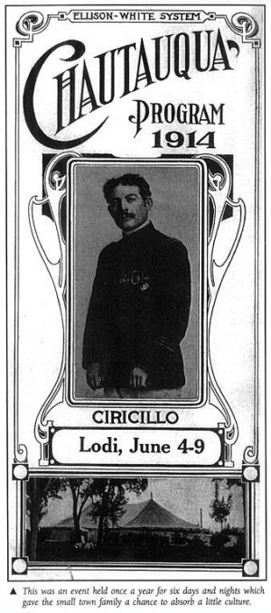 Chautauqua assemblies popular in early Lodi 