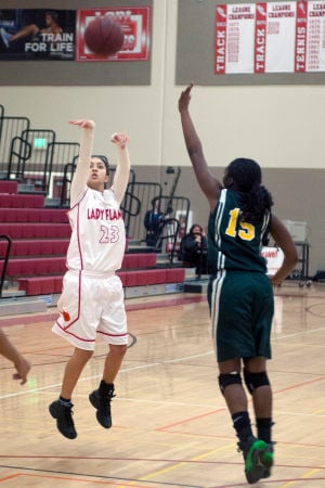 Girls basketball: Flames let large lead slip away, remain winless in league play 