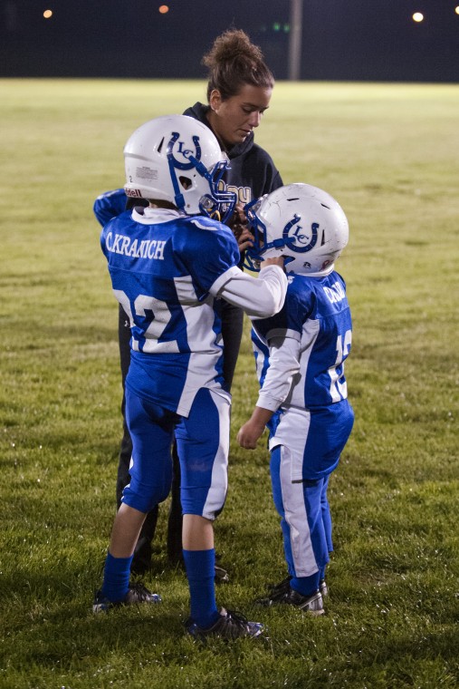 Tokay High School senior Tara Soto shares football passion with young Colts 