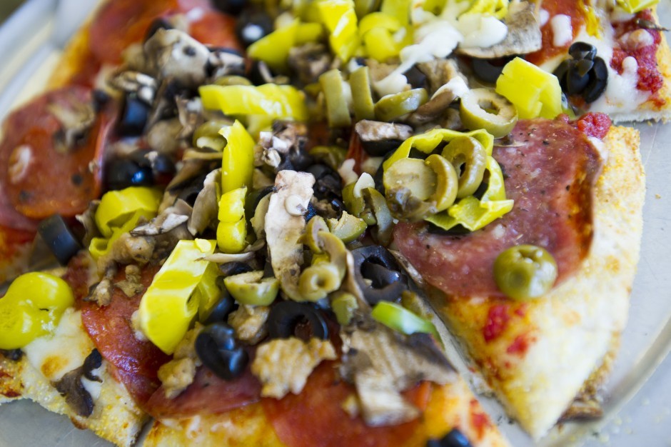 Pizza buffet, frog legs at Woodbridge Pizzeria in Lodi