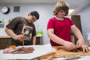Heritage School students hope watershed mural will discourage local litterbugs 